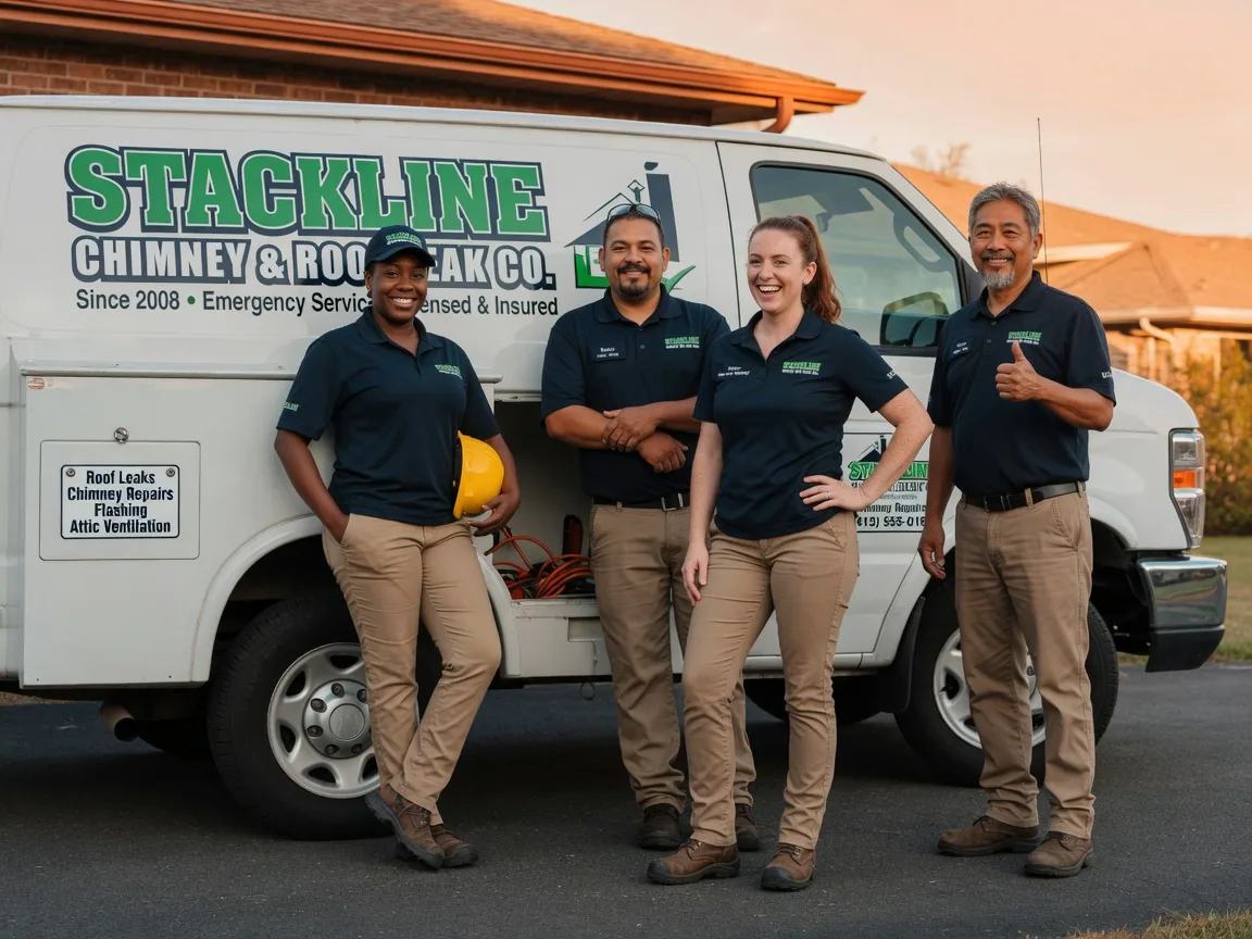 Chimney flashing repair company in Landis, NC